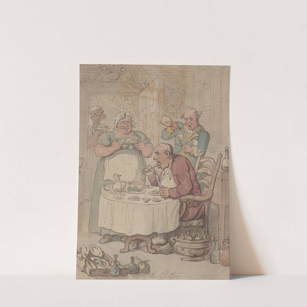 The glutton by Thomas Rowlandson