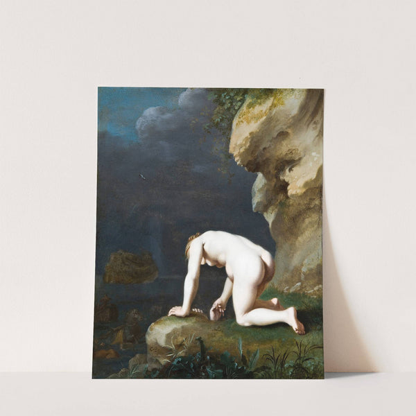 The Goddess Calypso rescues Ulysses (1630) by Cornelis Van Poelenburch