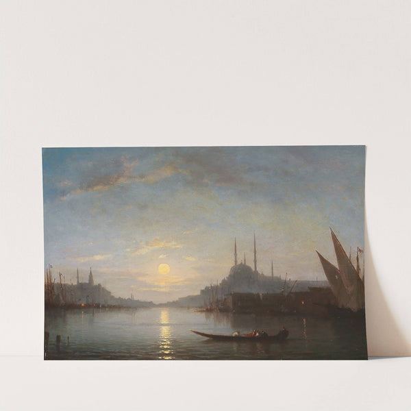 The Golden Horn With The Süleymaniye Mosque by Amédée Rosier