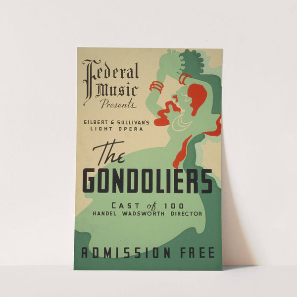 The gondoliers by Anonymous