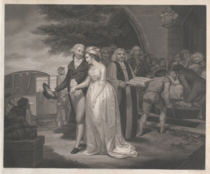 The Good Girl Married to her Master; The Wanton laid in her Grave (1797)