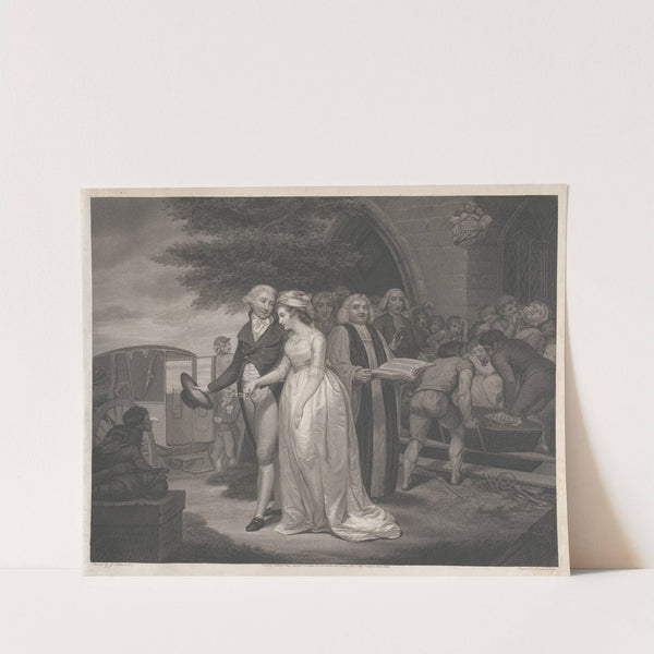 The Good Girl Married to her Master; The Wanton laid in her Grave (1797) by James Northcote