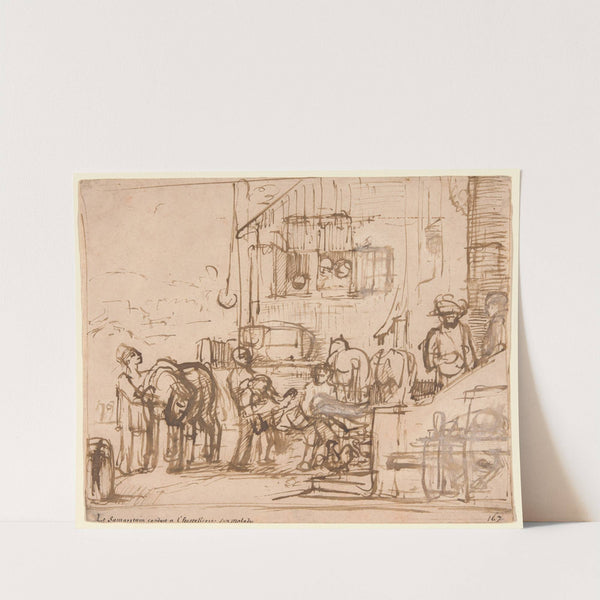 The Good Samaritan Arriving at the Inn (c. 1660) by Constantijn van Renesse