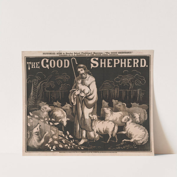 The good shepherds (1869) by B.B. Chamberlin