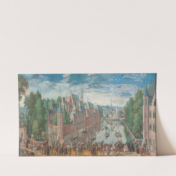 ‘The Goose Game’ on the Vijvar at the Hague (1589) by Hans Bol