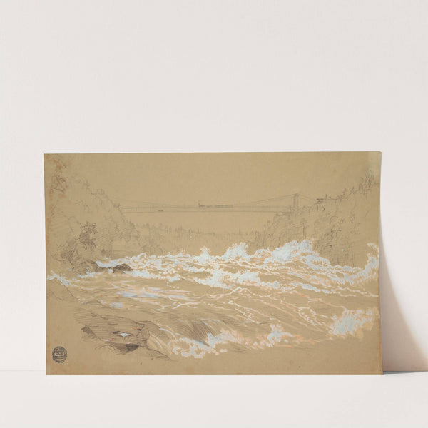 The Gorge, Niagara, Looking Toward the Suspension Bridge (ca. 1856–58) by Frederic Edwin Church