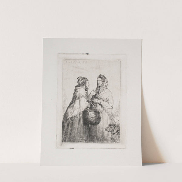 The gossiping wives by Carl Bloch