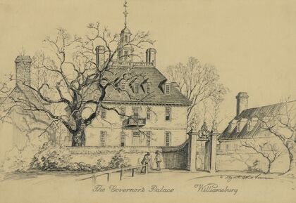 The governor’s palace Williamsburg