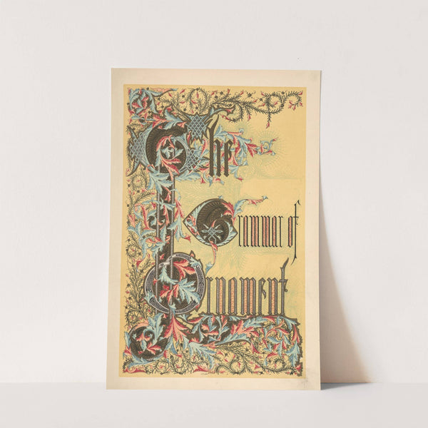 The grammar of ornament – Title page (1910) by Owen Jones