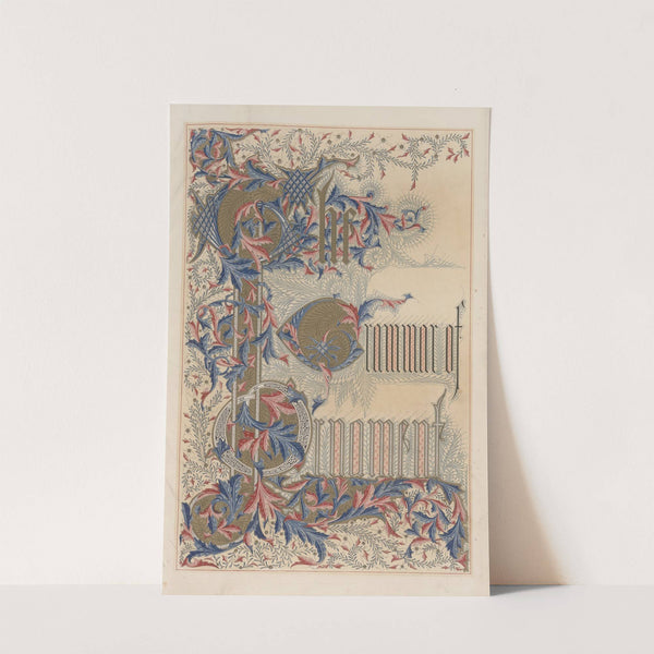 The grammar of ornament – Title page (1856) by Owen Jones