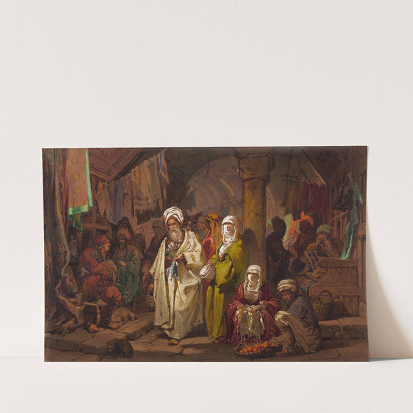 The Grand Bazaar by Amadeo Preziosi