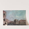 The Grand Canal above the Rialto (late 1760s) by Francesco Guardi