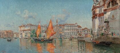 The Grand Canal, from Santa Maria della Salute, Venice