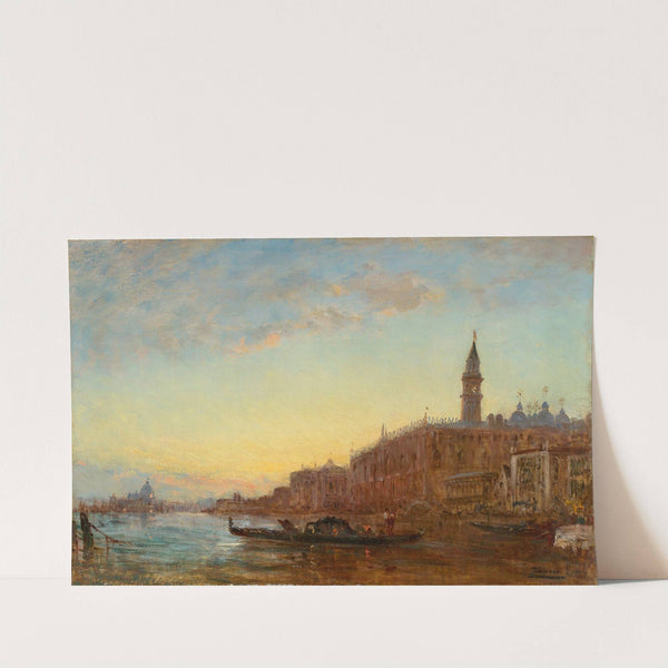 The grand canal in Venice by Félix Ziem