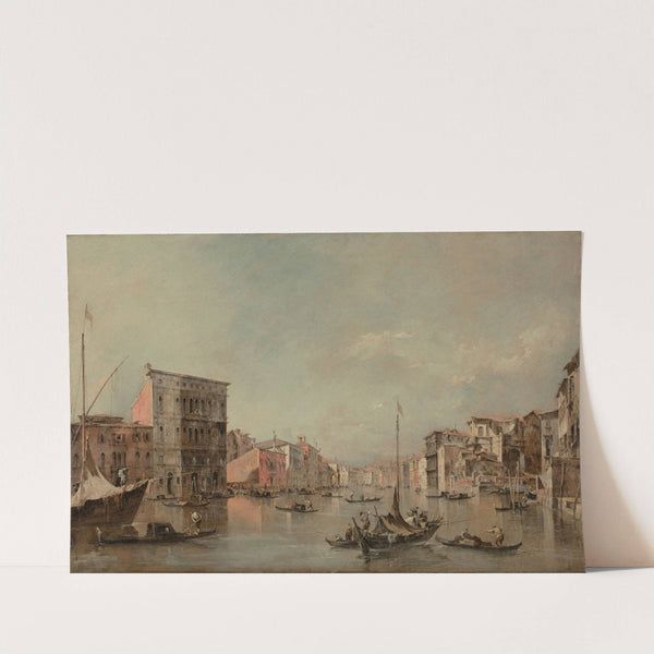 The Grand Canal in Venice with Palazzo Bembo (about 1768) by Francesco Guardi