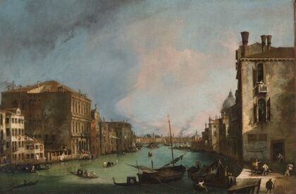 The Grand Canal in Venice with the Palazzo Corner Ca’Grande