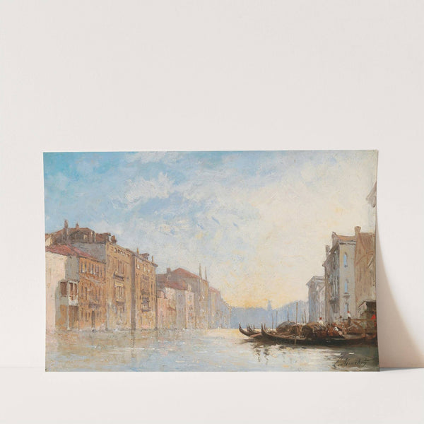 The Grand Canal, Venice by Louis Claude Mouchot