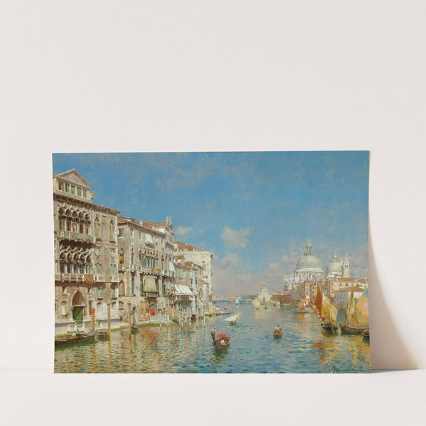 The Grand Canal, Venice by Rubens Santoro