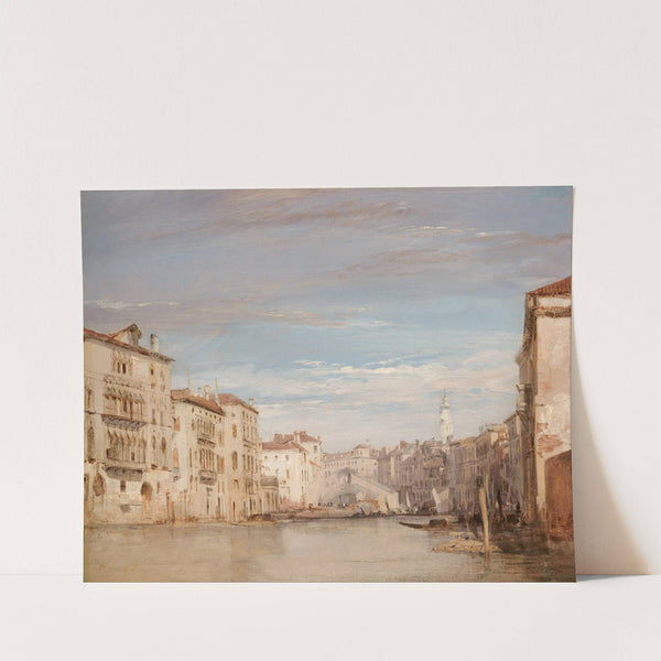 The Grand Canal, Venice, Looking Toward the Rialto by Richard Parkes Bonington