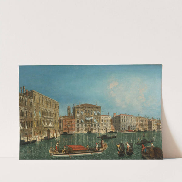 The Grand Canal, Venice, With Palazzo Foscari And Palazzo Balbi by Michele Marieschi