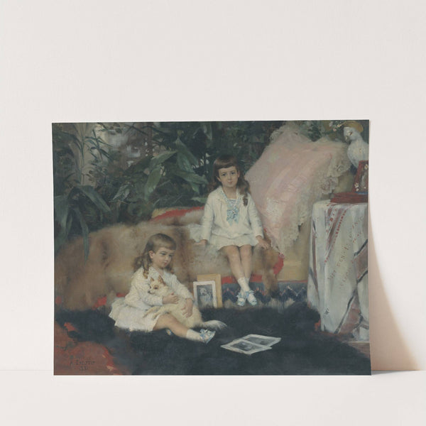 The Grand Dukes Boris and Kirill Vladimirovich as Children (1881) by Albert Edelfelt