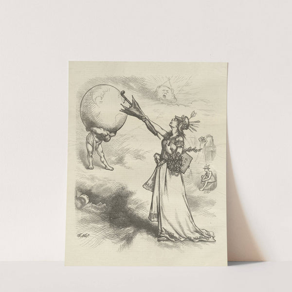 The grand occasion of the century (1874) by Thomas Nast