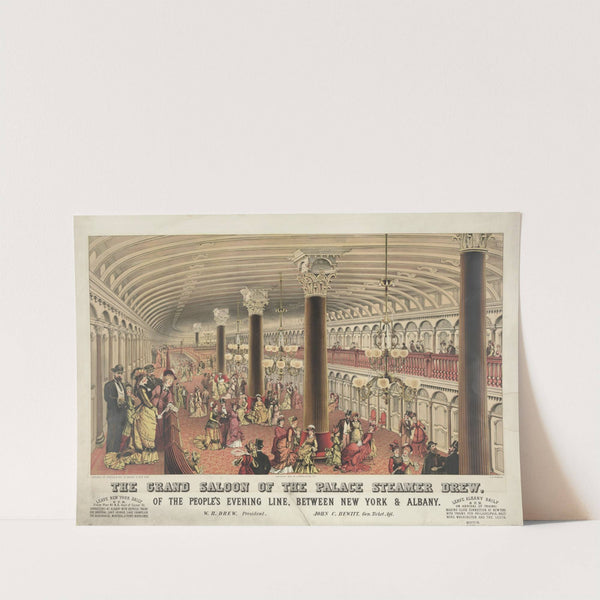 Missionary packet Morning Star – passing Boston Light by John H. Bufford'''s & Sons