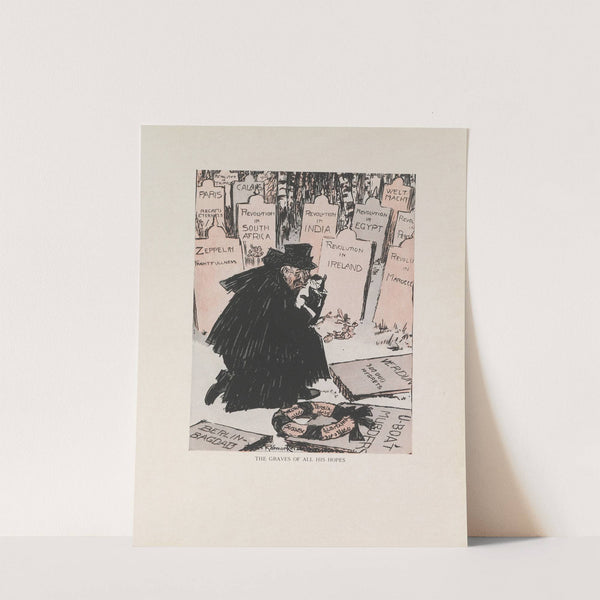 The Graves of All His Hopes (1916-1917) by Louis Raemaekers