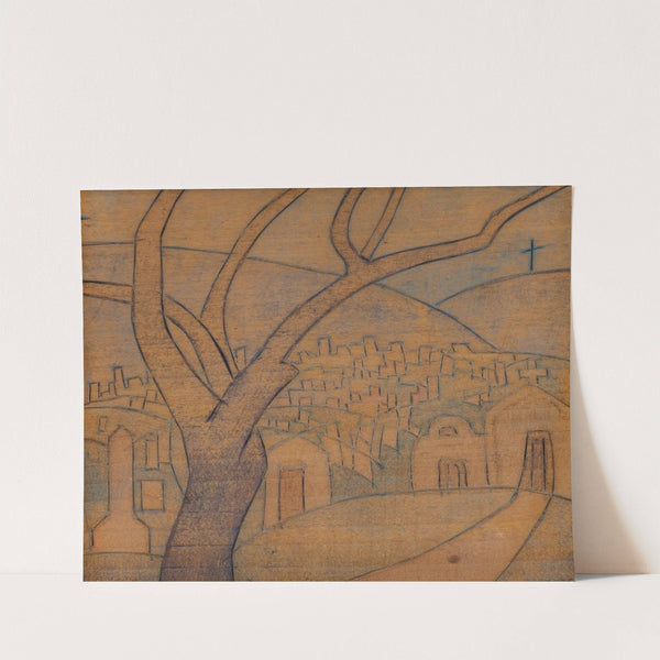 The Graveyard, Provincetown by Blanche Lazzell