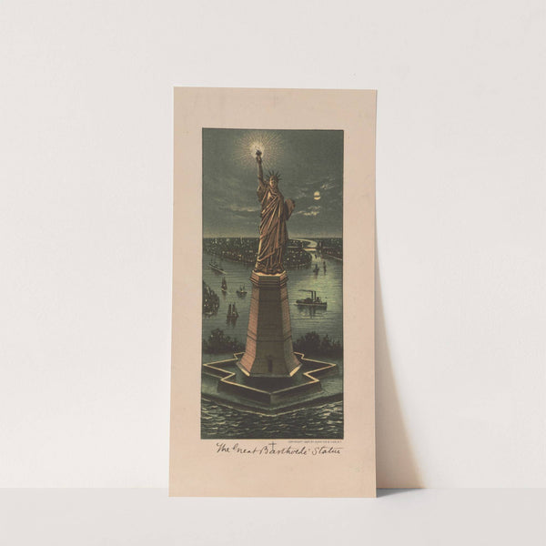 The great Bartholdi statue (1884) by Currier & Ives.