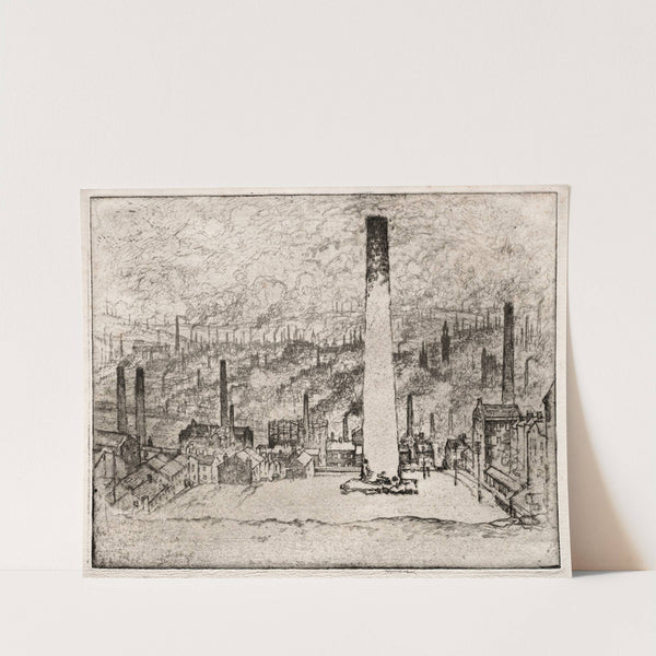 The Great Chimney, Bradford (1909) by Joseph Pennell