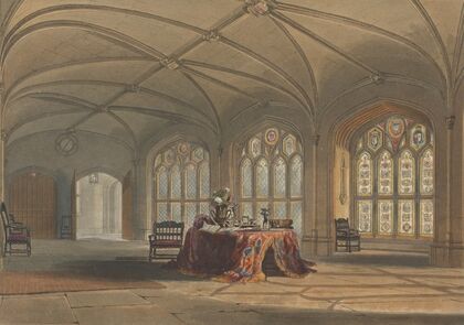The Great Cloister, Cassiobury (1816)