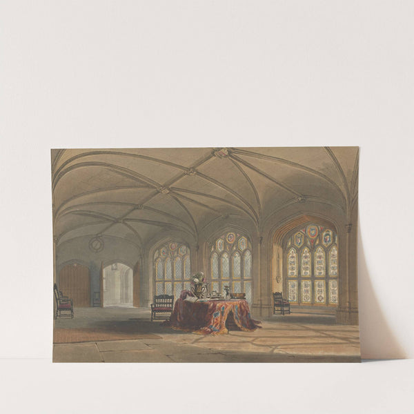 The Great Cloister, Cassiobury (1816) by John Hill