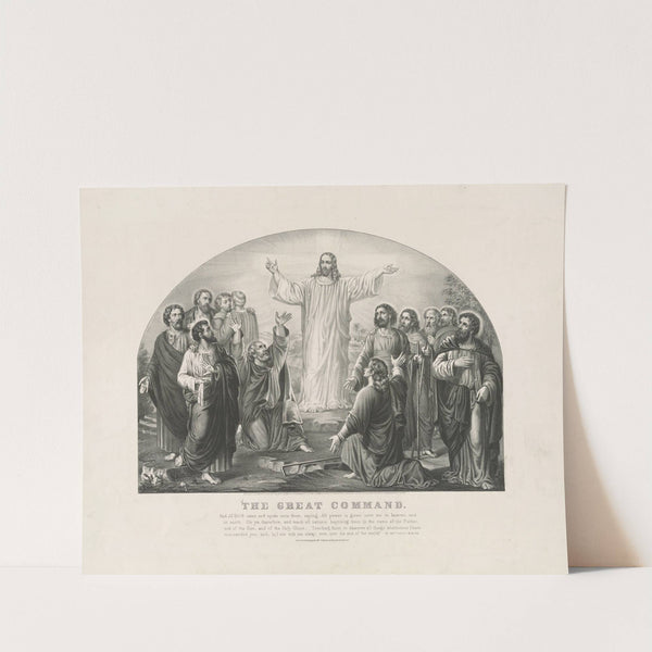 The great command (1866) by Currier & Ives.
