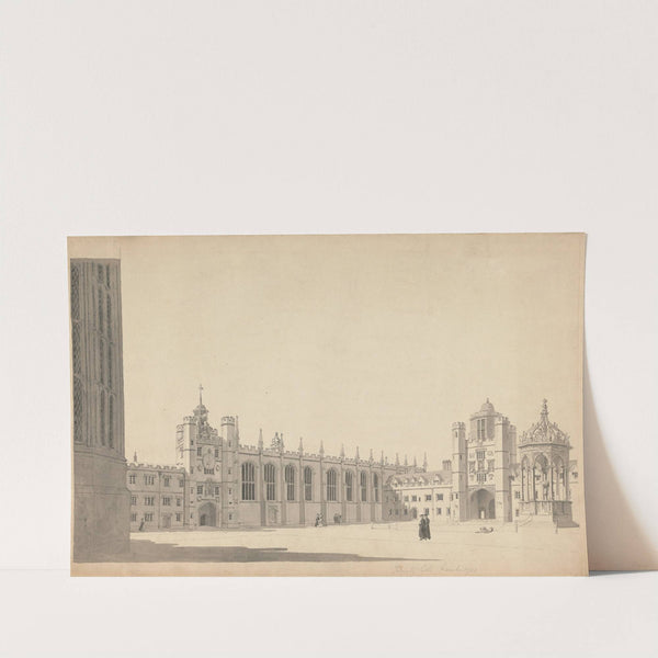 The Great Court, Trinity College, Cambridge by Michael Angelo Rooker