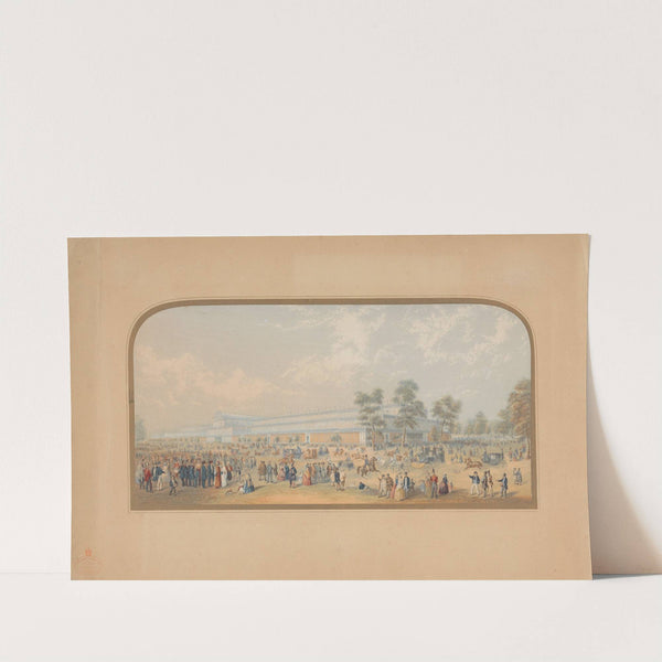 The Great Exhibition: Exterior View from the Southwest by George Baxter