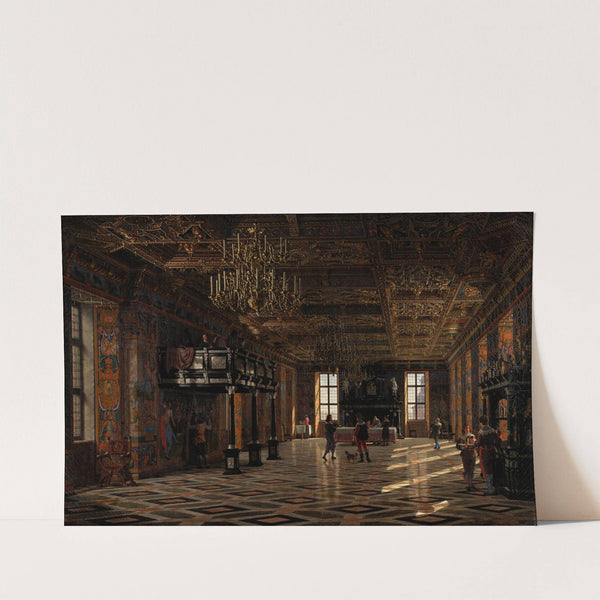 The Great Hall at Frederiksborg Castle during the Reign of Christian IV by Heinrich Hansen