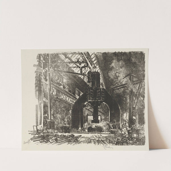 The Great Hammer (1916) by Joseph Pennell