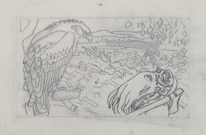 The Great Kalevala, Poem II, Väinämöinen and Eagle