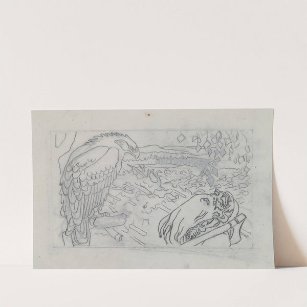 The Great Kalevala, Poem II, Väinämöinen and Eagle (1906-1930) by Akseli Gallen-Kallela