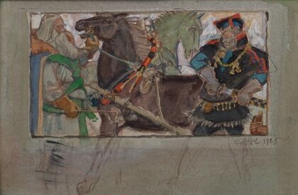 The Great Kalevala, Poem III, sketch. (1925)
