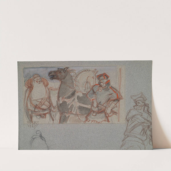 The Great Kalevala, Poem III, sketch. (1925) by Akseli Gallen-Kallela