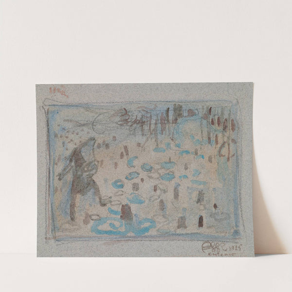 The Great Kalevala; Poem II,sketch (1925) by Akseli Gallen-Kallela