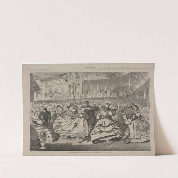 The Great Russian Ball at the Academy of Music, November 5, 1863 (1863) by Winslow Homer