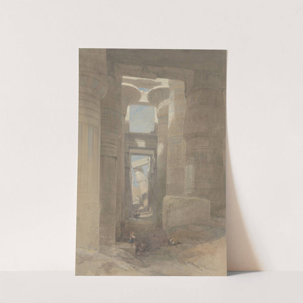 The Great Temple of Amon Karnak, The Hypostyle Hall by David Roberts