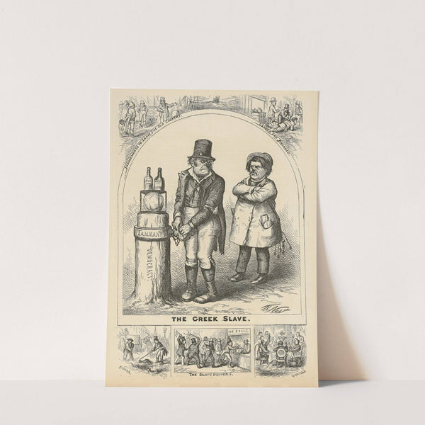 The Greek slave (1870) by Thomas Nast