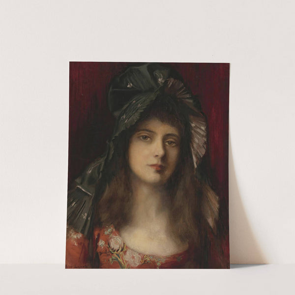 The green bonnet by Albert Lynch