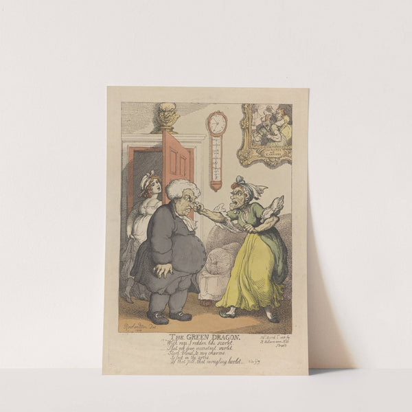 The green dragon (1808) by Thomas Rowlandson