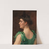 The Green Dress by James Carroll Beckwith