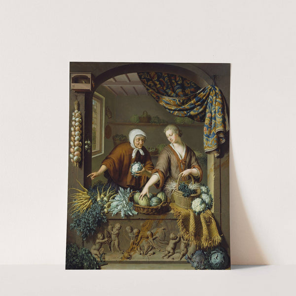 The Greengrocer by Willem Van Mieris